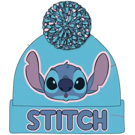 Lilo & Stitch čepice s bambulí světle modrá termékfotója