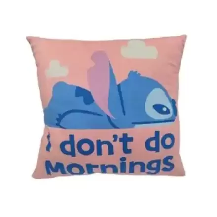 Lilo & Stitch Pillow Stitch I don't do mornings 40 cm Polštář termékfotója