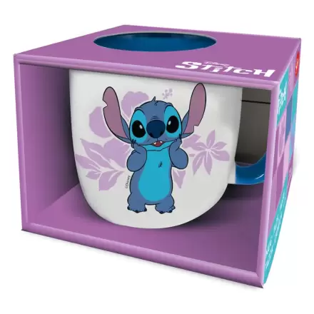 Lilo & Stitch Mug Stitch růžové květiny 385 ml termékfotója