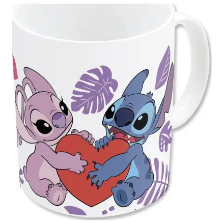 Lilo & Stitch hrnek Angel & Stitch Heart 325 ml fotografii produktu