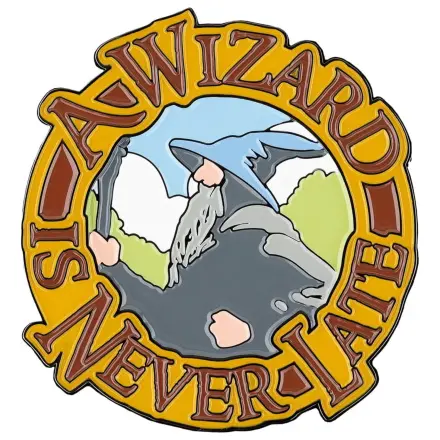 Lord of the Rings Magnet A Wizard Is Never Late (Smaltovaný) 7 cm fotografii produktu