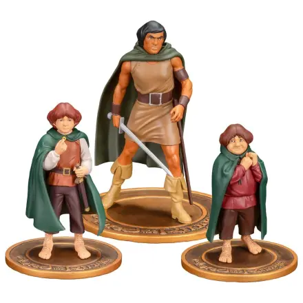 Lord of the Rings Animated Film PVC figurky, balení 3 kusů Frodo, Aragorn a Samwise fotografii produktu