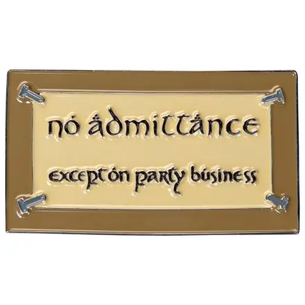 Lord of the Rings Magnet Zákaz vstupu (smalt) 7 cm fotografii produktu