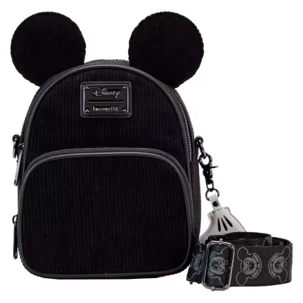 Loungefly Disney 100 Mickey Mouse Classic konvertibilní mini batoh a taška přes tělo 20cm fotografii produktu