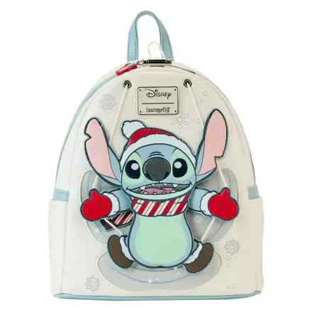 Loungefly Disney Stitch Holiday Snow Angel třpytivý batoh 26cm fotografii produktu