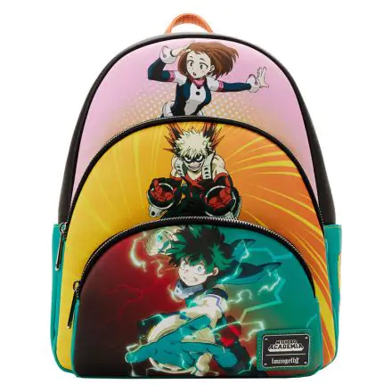 My Hero Academia by Loungefly batoh Deku Triple Pocket Scene termékfotója