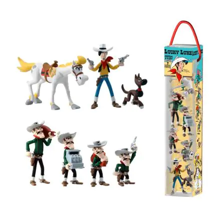 Lucky Luke Mini Figure 7-Pack postavy 4 - 10 cm termékfotója