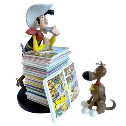 Lucky Luke: Lucky Luke a Rantanplan Stoh komiksů Sběratelská figurka fotografii produktu