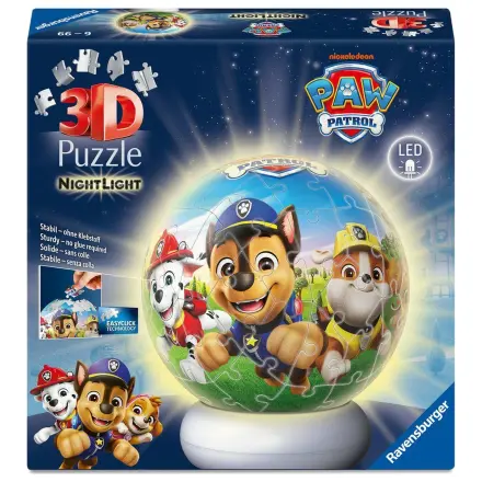 Paw Patrol 3D noční světlo puzzle koule 74ks fotografii produktu