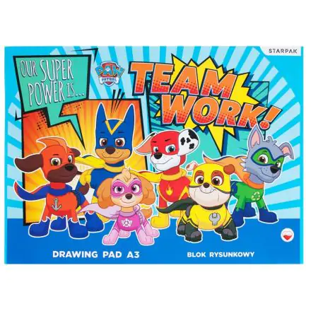 Paw Patrol Skicovací blok A/3, Blok na kreslení 20 listů fotografii produktu