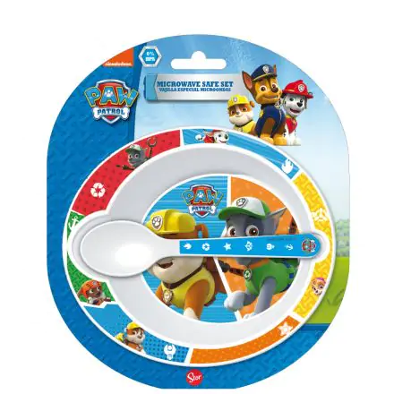 PAW Patrol Baby Mikro hluboký talíř + sada lžiček fotografii produktu