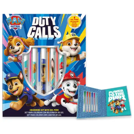 Paw Patrol Duty Calls Notebook a sada gelových per fotografii produktu