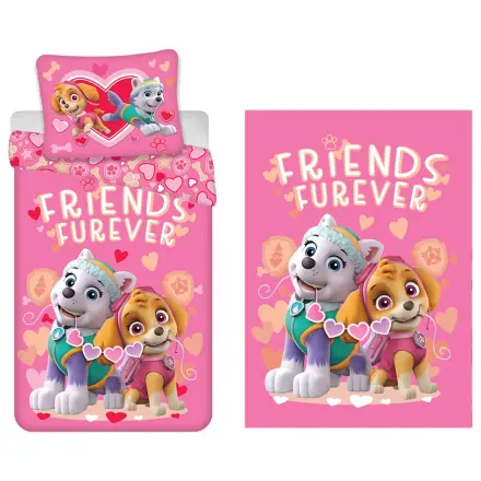 Paw Patrol Friends Furever Děti, Předškolní sada povlaku na přikrývku a flísové deky fotografii produktu
