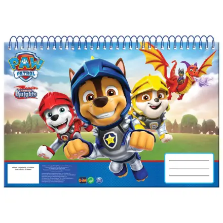 Paw Patrol Knights A/4 Spirálový skicák, 30 listů fotografii produktu