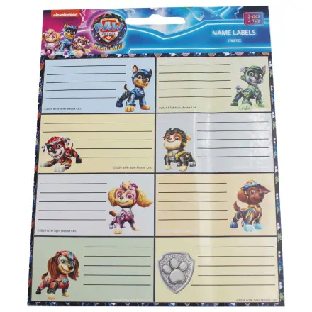 Paw Patrol Power Up štítky na sešity 16 kusů fotografii produktu