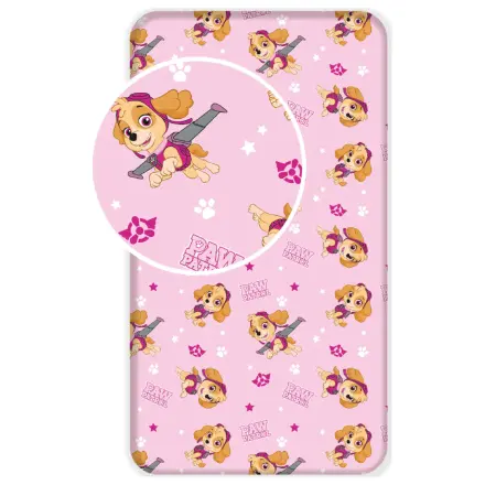 PAW Patrol Pup Power Prostěradlo s gumou 90x200 cm fotografii produktu