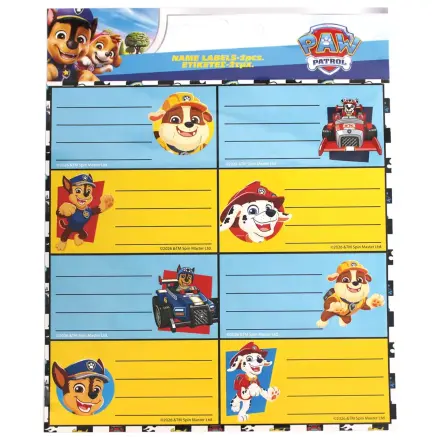 Paw Patrol Race etiketa na sešit 16 ks fotografii produktu