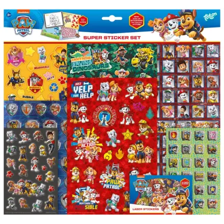 Paw Patrol Rescue Repeat Super Sticker Set s hračkou fotografii produktu