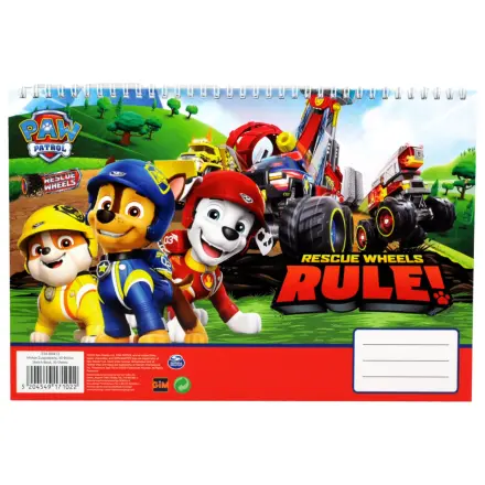 PAW Patrol Rescue Wheels A4 Spirálový skicák, 30 listů fotografii produktu