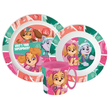 PAW Patrol Superpowers Jídelní sada, mikroplastová sada s hrnkem fotografii produktu