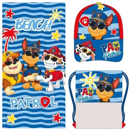 Sada ručníku, tašky a kšiltovky Paw Patrol fotografii produktu