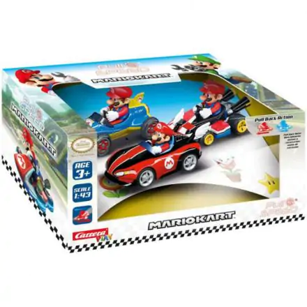 Mario Kart Mario natahovací rychlostní sada 3 auta fotografii produktu