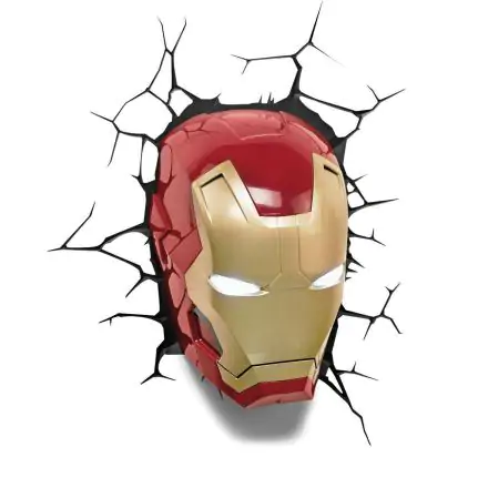 Marvel 3D LED Světlo Iron Man fotografii produktu