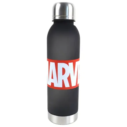 Marvel černá plastová láhev na vodu se šroubovacím uzávěrem 750 ml fotografii produktu