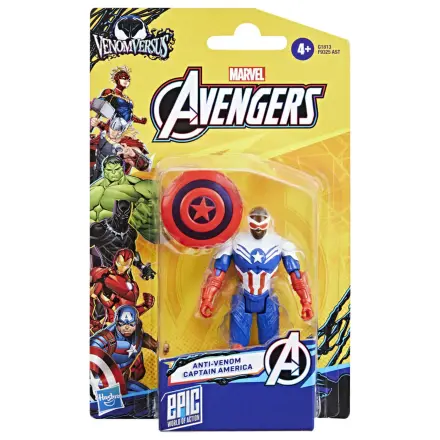 Marvel Avengers Anti-Venom Captain America figurka 10 cm fotografii produktu