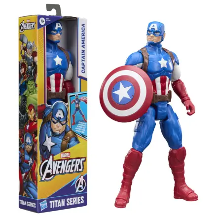 Marvel Avengers Titan Series Captain America figurka 30 cm fotografii produktu