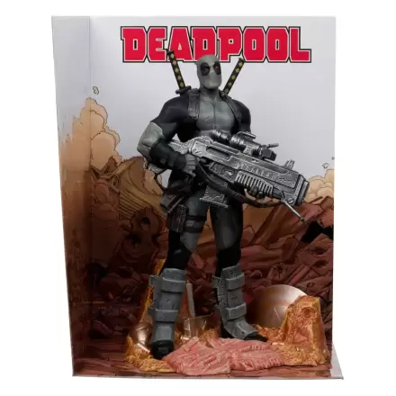 Marvel Collection PVC Socha 1/6 Deadpool (Deadpool #1)(Grey Suit Chase) 27 cm fotografii produktu