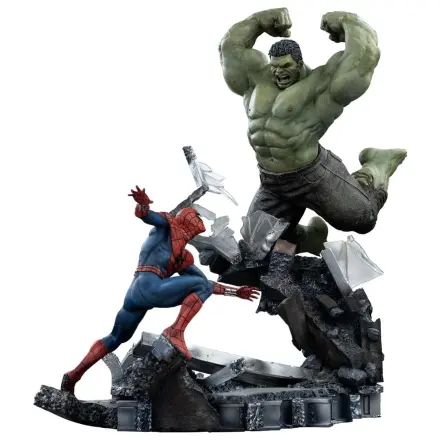 Marvel Comics Art Scale Socha 1/10 Spider-Man vs Hulk 38 cm fotografii produktu