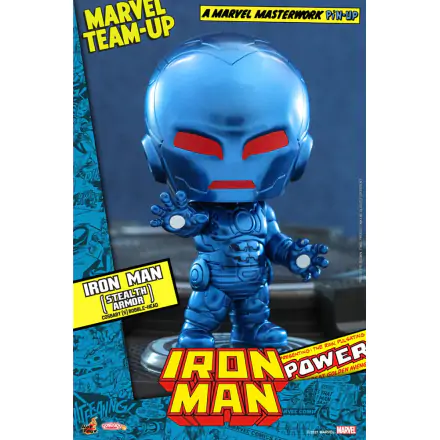 Marvel Comics Cosbaby (S) Mini figurka Iron Man (Stealth Armor) 10 cm termékfotója