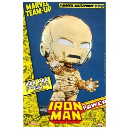 Marvel Cosbaby Wave 2 Iron Man Metallic Gold Armor fotografii produktu