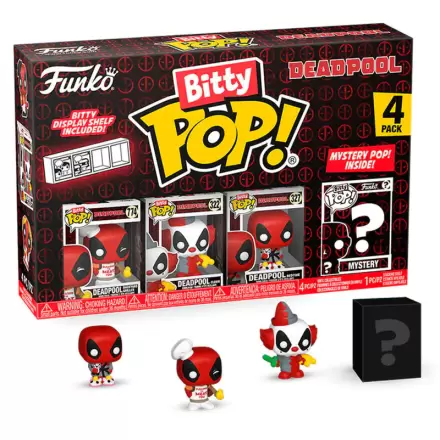 Deadpool Bitty Funko POP! Vinylová figurka 4-balení Master 2,5 cm termékfotója