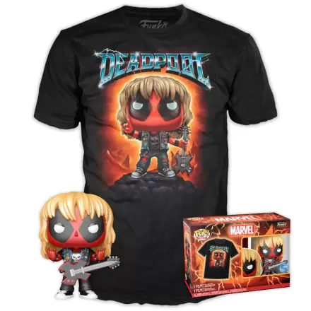 Sada figurka Funko POP & Tričko Marvel Deadpool Heavy Metal termékfotója