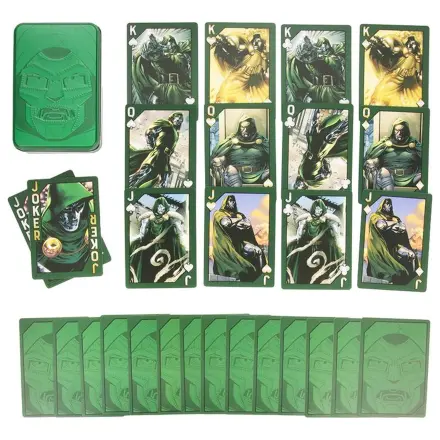 Marvel Doctor Doom Hrací karty v plechovce fotografii produktu
