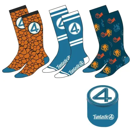 Marvel Fantastic Four dospělé 3 páry ponožek sada fotografii produktu