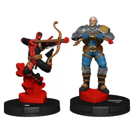 Marvel HeroClix Iconix: Cupid Deadpool a Cable termékfotója