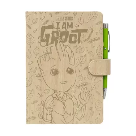 Marvel I Am Groot A5 prémiový zápisník + propiska s projektorem fotografii produktu