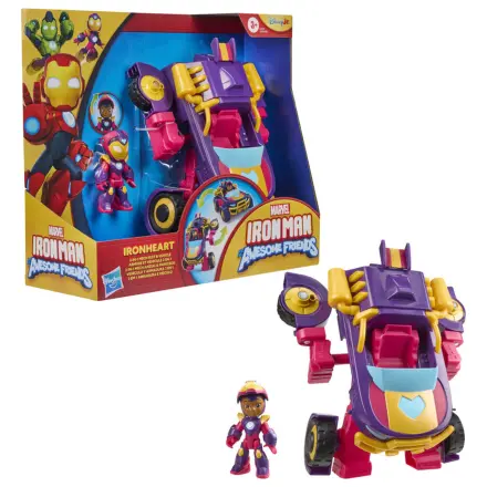 Marvel Iron Man And His Awesome Friends Iron Heart figurka a vozidlo fotografii produktu