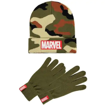 Sada čepice a rukavic Marvel Logo fotografii produktu