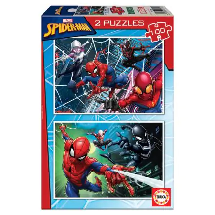 Marvel Spiderman puzzle 2x100 dílků termékfotója