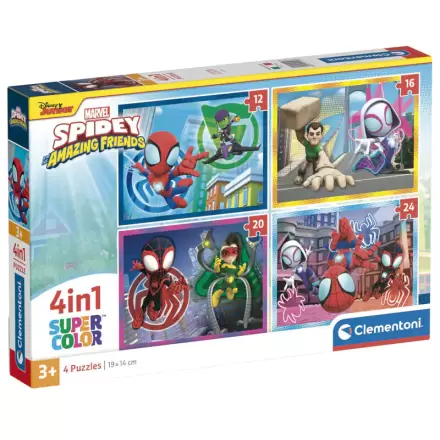 Marvel Spidey and His Amazing Friends puzzle 12-16-20-24 dílků termékfotója