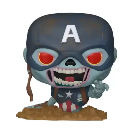 Marvel Zombies Funko POP! Marvel Vinyl Figurka Captain America 9 cm fotografii produktu