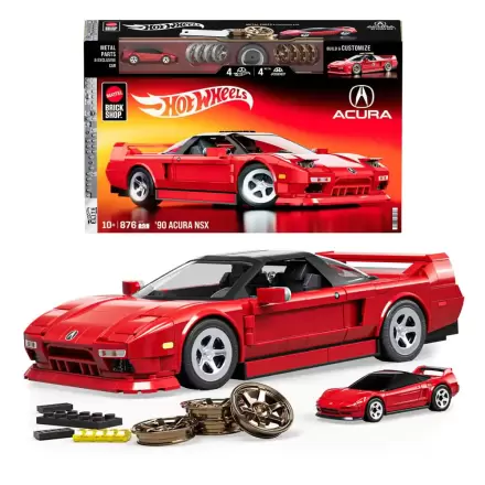 Mattel Brick Shop Hot Wheels Elite Series stavebnice 1/16 '90 Acura NSX fotografii produktu