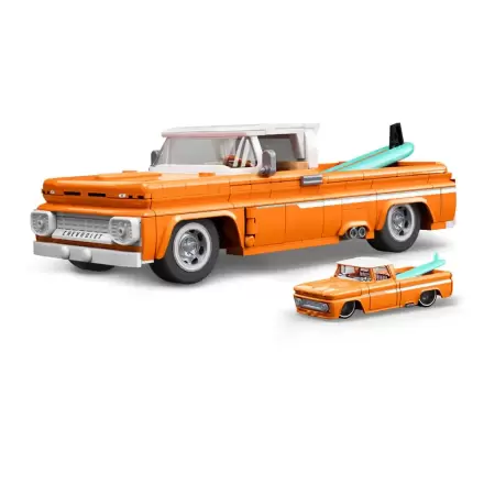 Mattel Brick Shop Hot Wheels Elite Series stavebnice 1/16 Custom '62 Chevy Pickup fotografii produktu