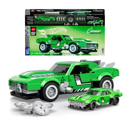 Mattel Brick Shop Hot Wheels Speed Series stavebnice 1/32 Custom '68 Camaro fotografii produktu