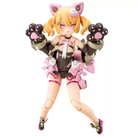 Megami Device plastová stavebnice 1/1 Puni Mofu Kuro Mao 14 cm fotografii produktu