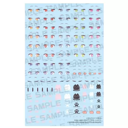 Megami Device M.S.G. Plastiková modelová stavebnice 1/1 Sada obtisků očí Puni Mofu fotografii produktu